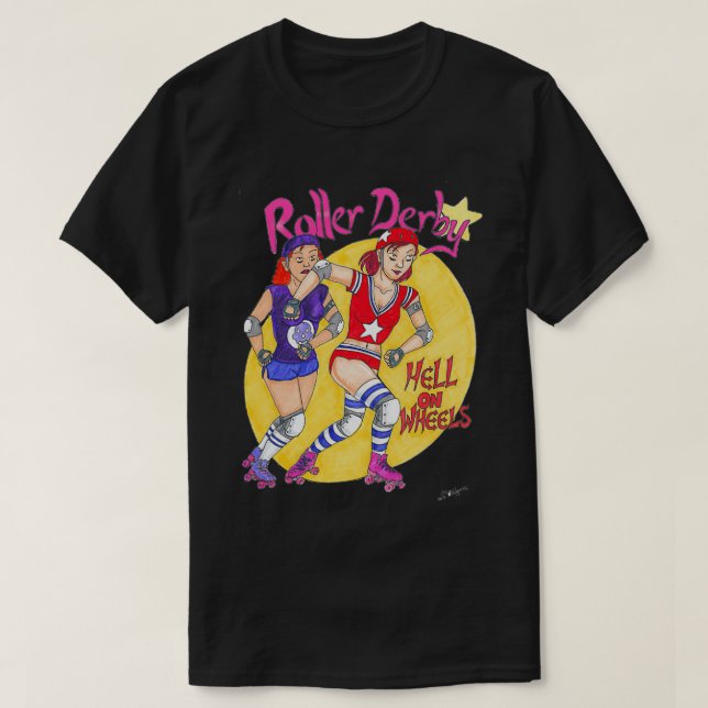 T-shirt Roller Derby 43 (Design devant)