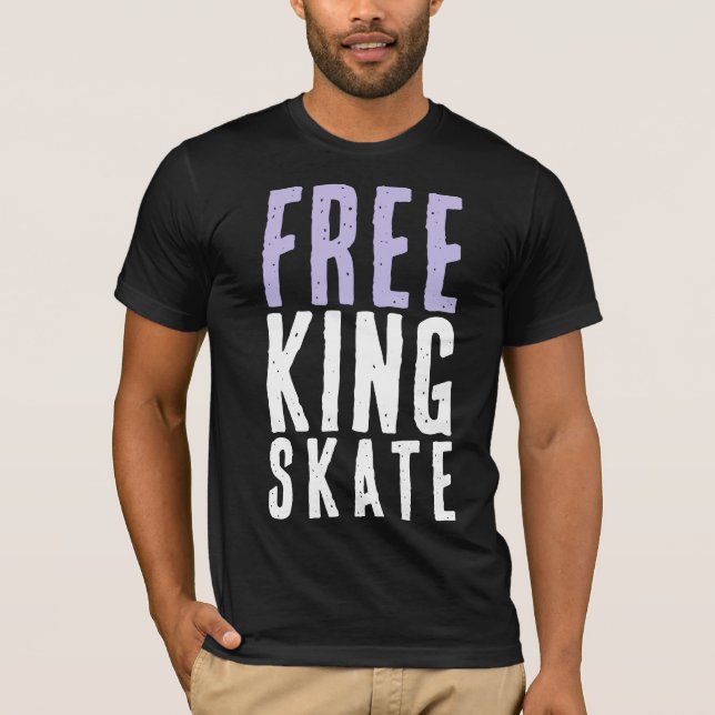 T-shirt Roller Derby Freaking Skate (Devant)
