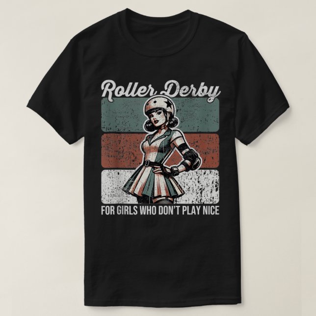 T-shirt Roller Derby Girls Roller Derby 1 (Design devant)