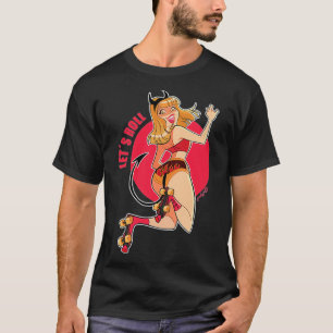 T-shirt Roller Derby LETx27S ROLL
