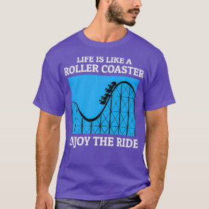 T-shirt Roller Dessous de verre Parc d'attractions Drôle D