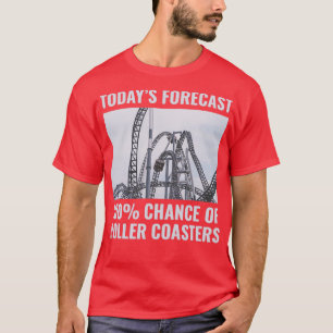 T-shirt Roller Dessous de verre Parc d'attractions Vintage