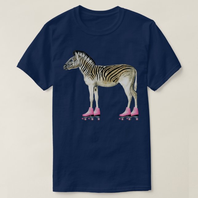 T-shirt Roller Roller Roller Girl Anniversaire Zebra Cadea (Design devant)