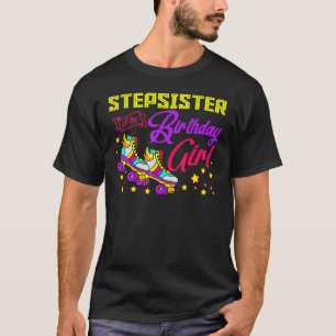T-shirt Roller Skates Skating Stepsoeur De L'Anniversaire 