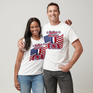 T-shirt Roller Skating USA