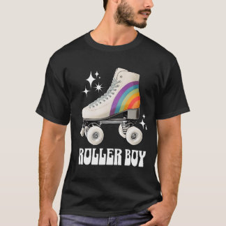 T-shirt Roller Ski Tee, LGBTQ Roller Garçon Chemise