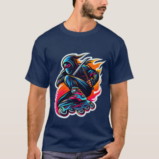 T-shirt Rollerblade Ninja