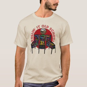 T-shirt Rollin il vieille école