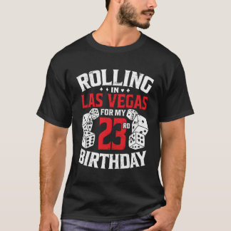 T-shirt Rolling À Las Vegas Pour Mon 23E Vegas Trip Py