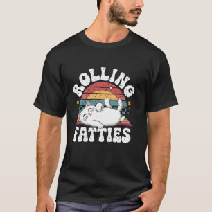 T-shirt Rolling Fatties Amoureux des chats Drôle Chat Kitt