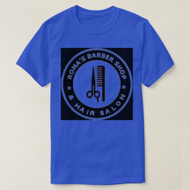 T-shirt Romaamp39s Barber Shop RomasBarberShop Roma Barber (Design devant)