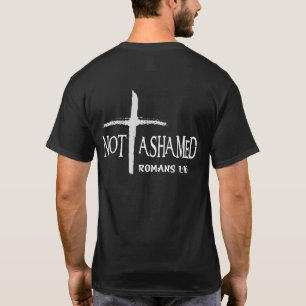 T-shirt Romains non honteux 1:16 Jésus chrétien