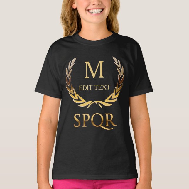 T-shirt Roman Monogram (Devant)
