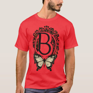 T-shirt romance papillon gracieux
