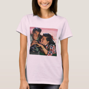 T-shirt Romance Vintage, Amoureux du Lycée
