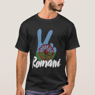 T-shirt Romani Tziganes Romany Dialect Romanko Flako Rajas