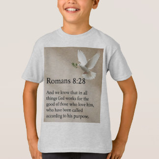 T-shirt Romans 8:28 Bible Verse Kid's Tee Shirt