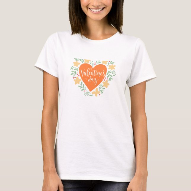 T-shirt Romantic Valentine’s Day Quote (Devant)