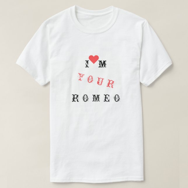 T-shirt romantique pour Romeo Funny (Design devant)