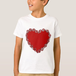 T-shirt Romantique Valentine amour coeur rouge