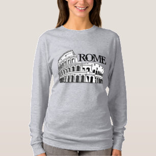 T-shirt ROME, chemises de voyage, ajouter du texte
