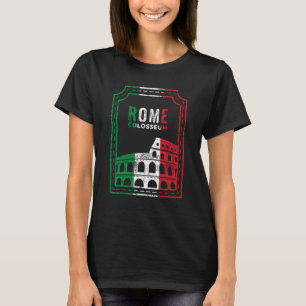 T-shirt Rome Colisée Italie Italia Amphithéâtre romain Anc