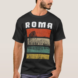 T-shirt Rome Italie Colisée Souvenir Italien Italie