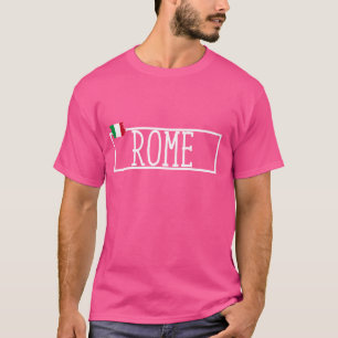 T-shirt Rome Ville Italie Vacances Voyager Italienne Femme