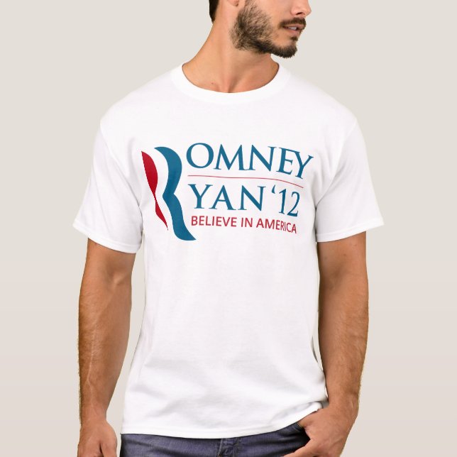 T-shirt Romney / Ryan 2012 pour le président et vice-prési (Devant)