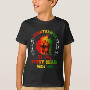 T-shirt Rompre chaque chaîne depuis 1865 Femmes Hommes Jun