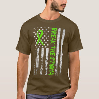 T-shirt Rompre La Sensibilisation À La Stigmatisation Vert