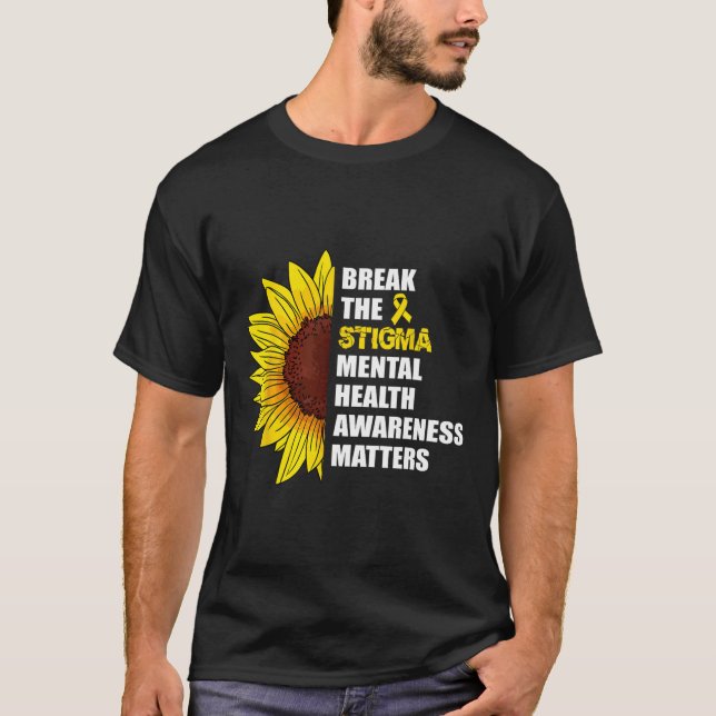 T-shirt Rompre La Stigmatisation La Sensibilisation À La S (Devant)