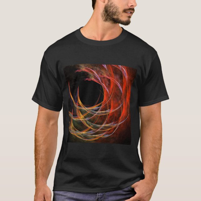 T-shirt Rompre le cercle de l'art Abstrait (Devant)