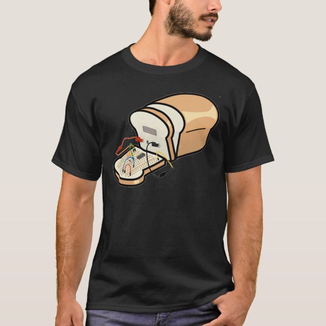 T-shirt Rompre le mauvais jeton de pizza (Devant)
