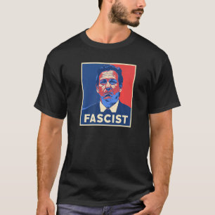 T-shirt Ron De Santis Fasciste Portrait Mauvais Gouverneur