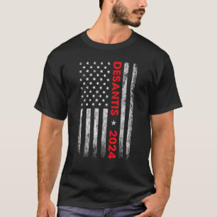 T-shirt Ron DeSantis 2024 Élection du drapeau américain Vi