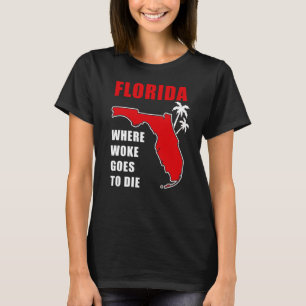 T-shirt Ron Desantis Citation Floride : Où le réveil va mo