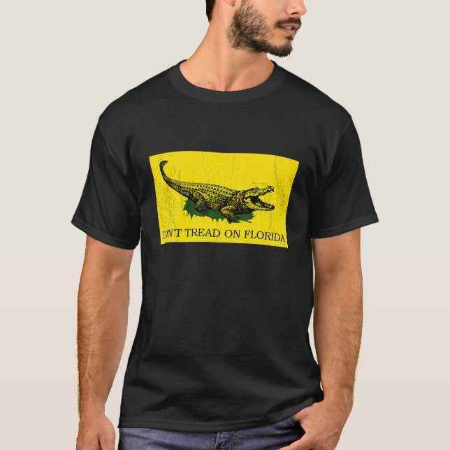 T-shirt Ron Desantis ne parcourt pas la Floride drôle (Devant)