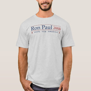 T-shirt Ron Paul 2008 (gris)