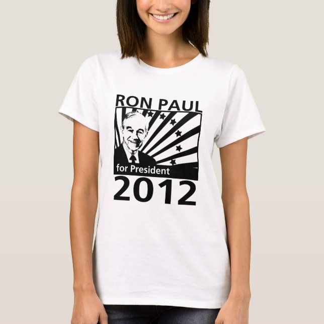 T-shirt Ron Paul pour le président 2012 (Devant)