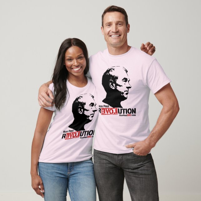 T-shirt Ron Paul Revolution 2012 (Unisexe)