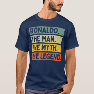 T-shirt Ronaldohe Manhe Mythe Légende Drôle Citation Perso