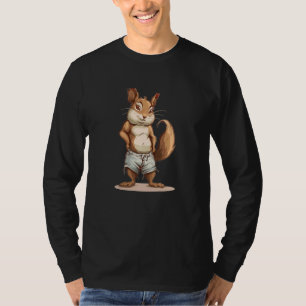 T-shirt Rongeur drôle en short pour écureuil et amour d'ét