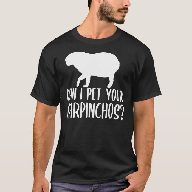 T-shirt Rongeur géant Capybara pour carpinchos 12 (Devant)