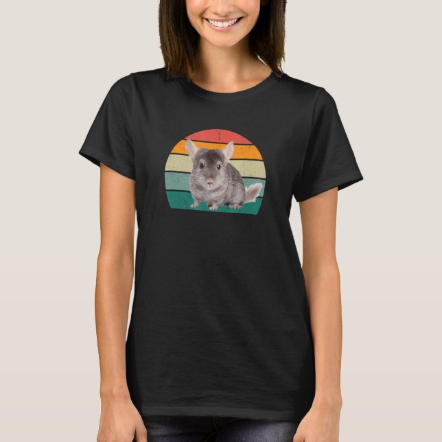 T-shirt Rongeurs Hamster Rat Souris Écureuil Cage Hutch Ra (Devant)