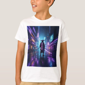 T-shirt Ronin da Lâmina Neon