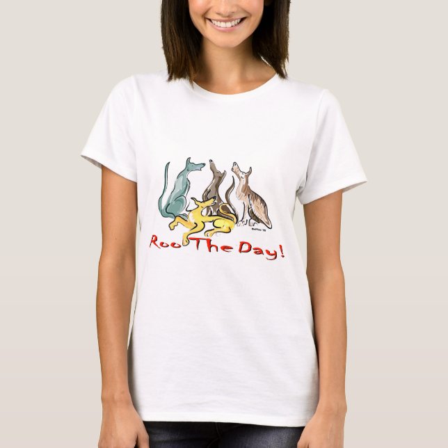 T-shirt roo de lévrier (Devant)