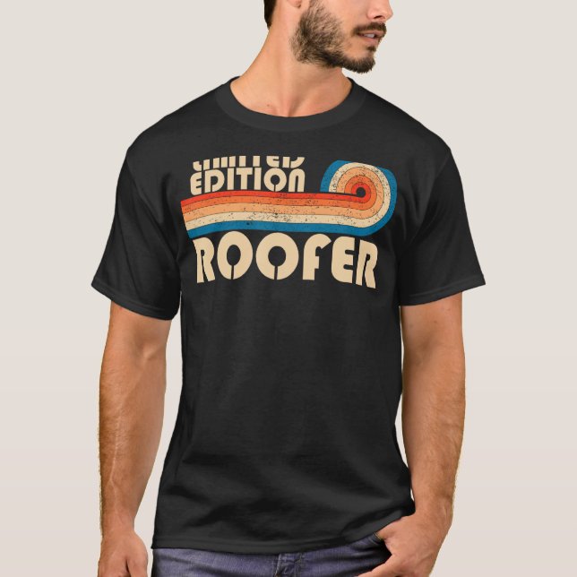 T-shirt ROOFER Funny Job Title Birthday (Devant)