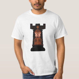 T-Shirt Rook Black Chess