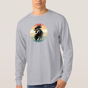 T-shirt Rooster noir